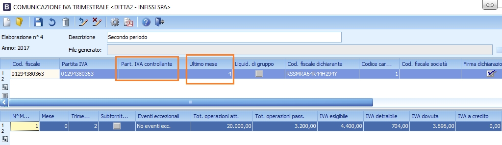 GA: Comunicazioni Liquidazioni IVA